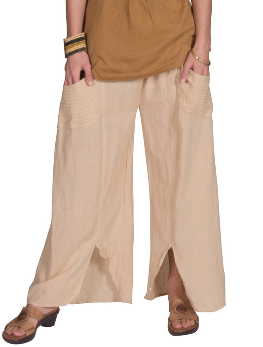 Cotton Hand Loomed Pant with Side Pockets