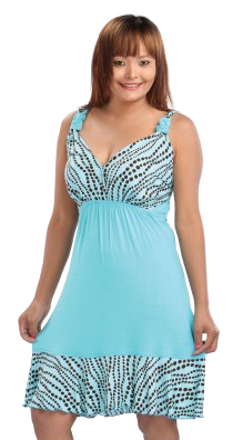 Printed Stretchy Viscose Dress