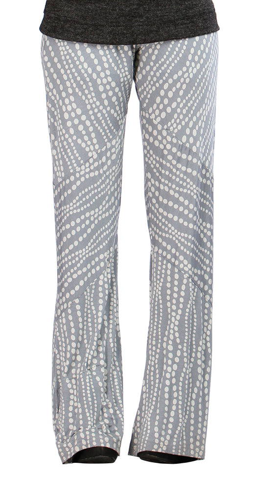 Stretchy Printed Viscose Panel Pant