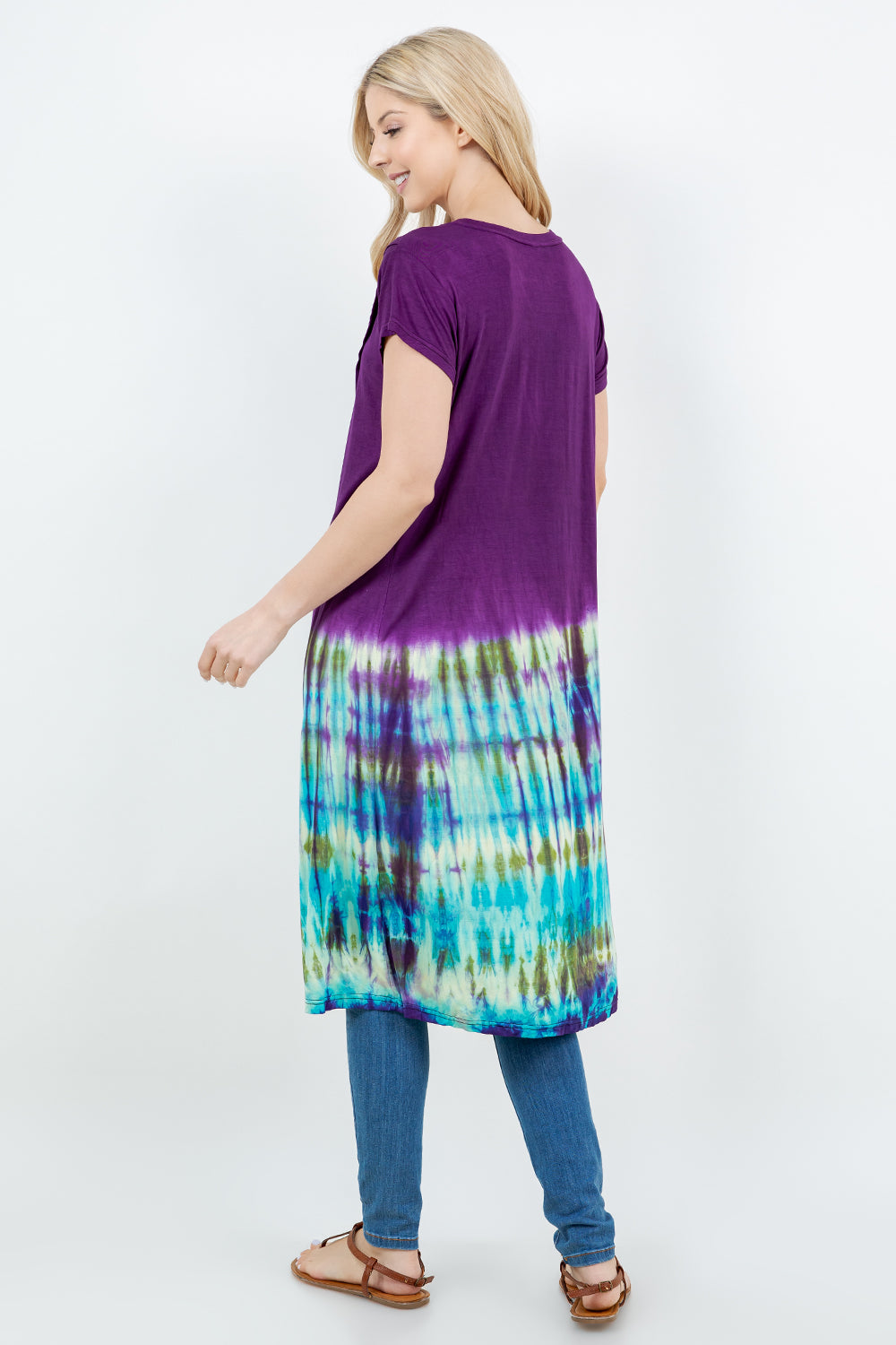 Viscose Tie Dye Long Top
