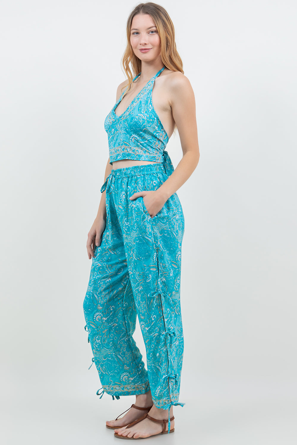 Silky Halter Top