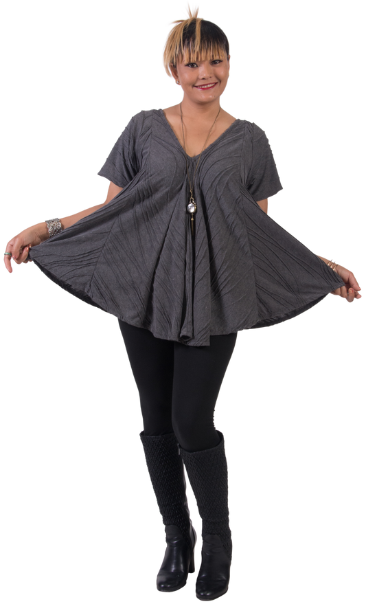 Acrylic Knit Loose Tunic