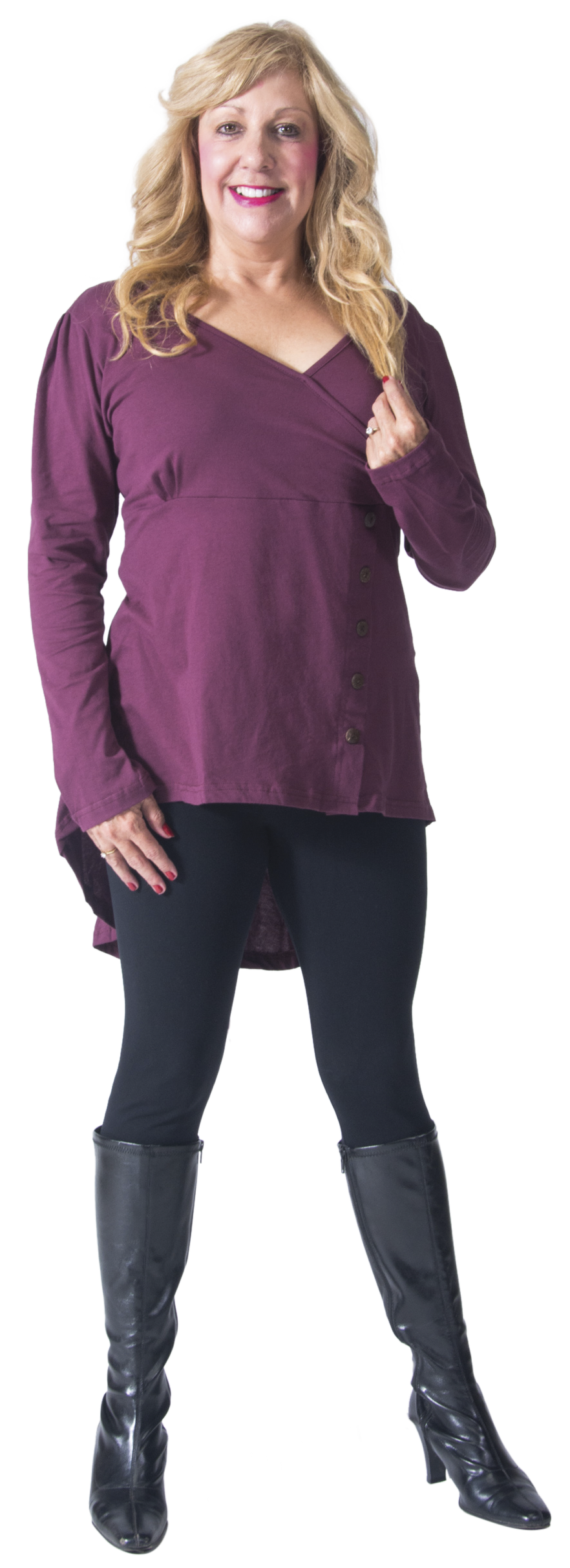 Cotton Lace Up Tunic