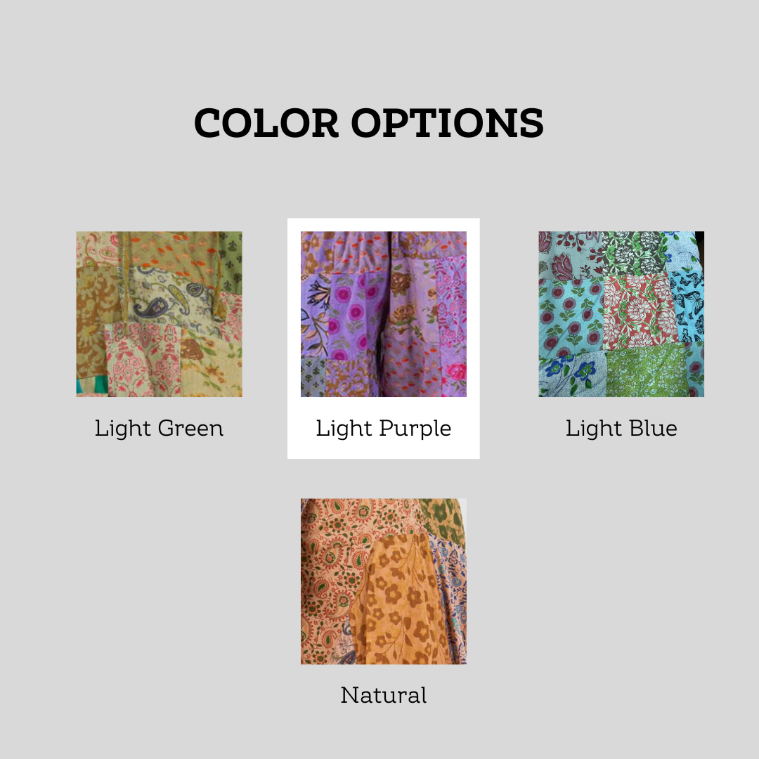 Cotton Patchwork Flair Dress