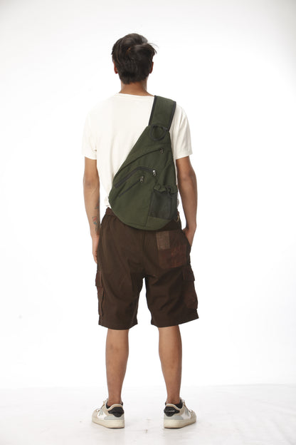 Cotton Canvas Over the Shoulder Bag